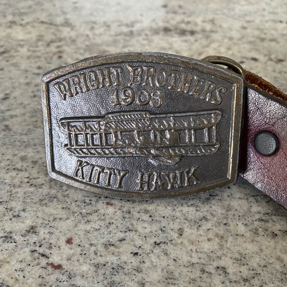 Kitty Hawk belt buckle